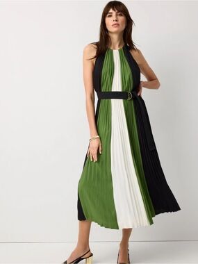 NWT Pleated Halter Maxi Dress- SOLD OUT